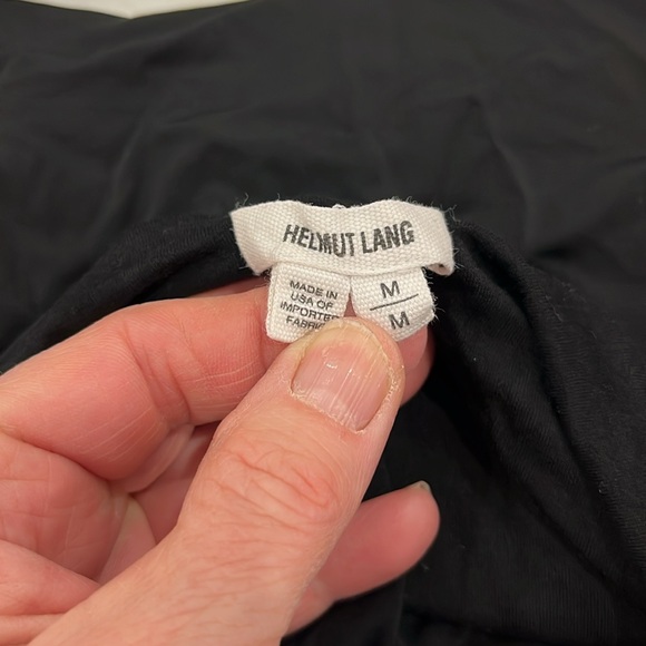 EUC Simple black midi length fully lined sleeveless dress from Helmut Lang - Picture 11 of 13